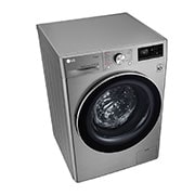 LG Capacity 8kg, Front Load, Silver Color, 6 Motion DD, Inverter Direct Drive Motor, Steam Cleaning, WFV0812XM