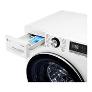 LG 10.5 kg Front Load washing Machine with AI DD? ,White color , WFV1114WHT