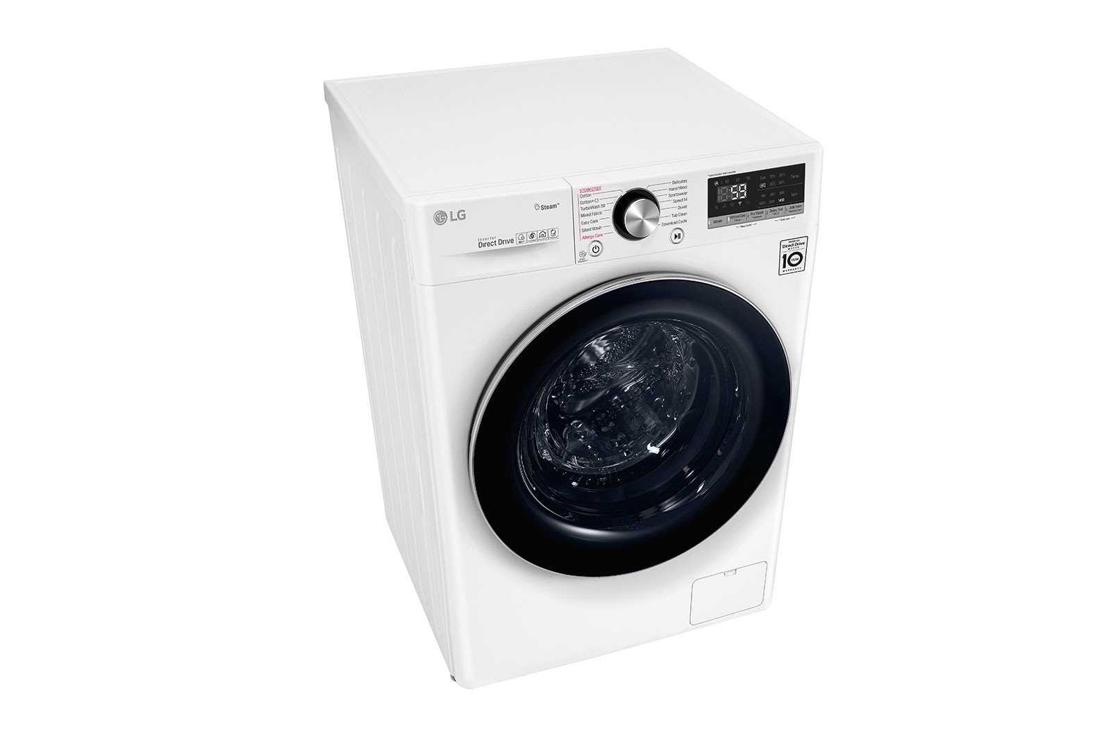LG 10.5 kg Front Load washing Machine with AI DD? ,White color , WFV1114WHT