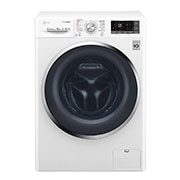 Front view of 8kg  Washer with 5kg Dryer Front load washing machine , Steam , Smart ThinQ (Wi –Fi) WSC0805WH