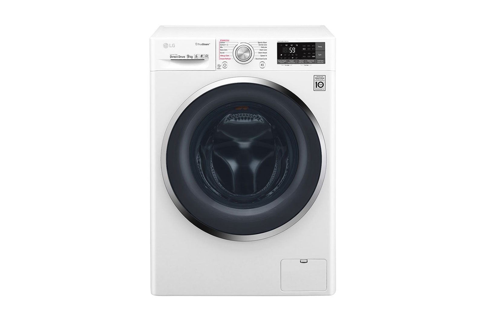 LG 9kg washer with 5kg Dryer Front load washing machine, White Color, Turbo Dry , WSC0905WHN