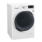 LG 10.5kg washer with 7kg Dryer Front load washing machine, White Color, Turbo Dry, WSC1107WHN