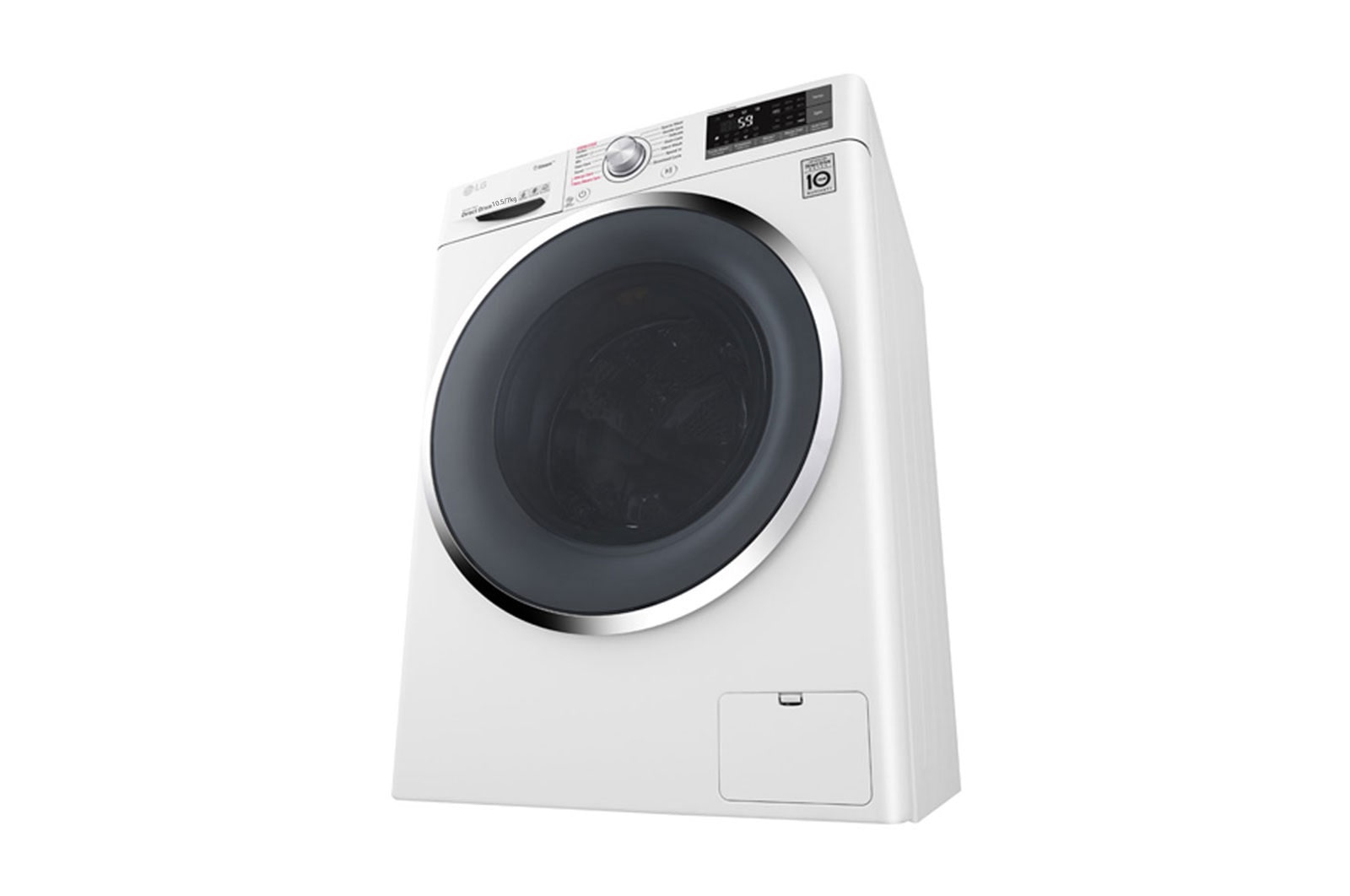 LG 10.5kg washer with 7kg Dryer Front load washing machine, White Color, Turbo Dry, WSC1107WHN