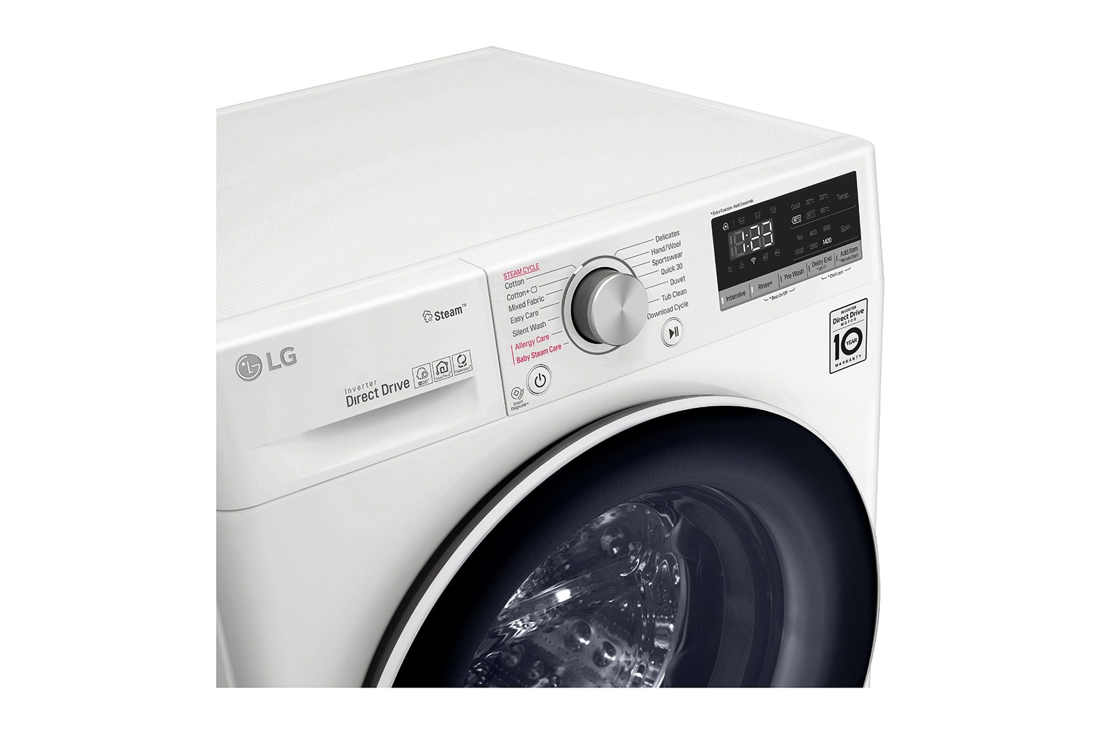 LG 9 kg with 6 kg Dryer |  Front Load | AI DD?, WSV0906WH