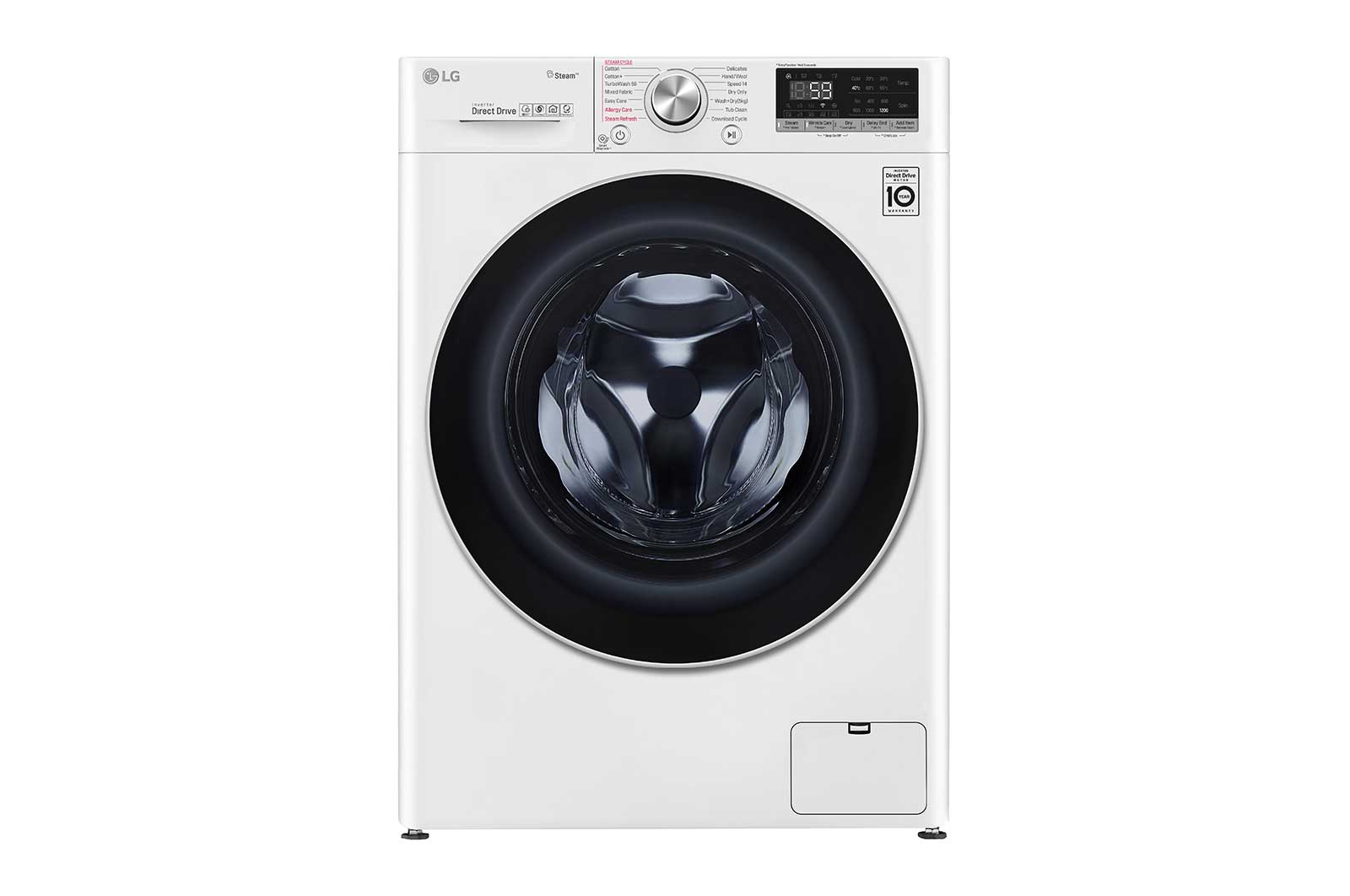 LG WSV1107WHT Front-Load Combo Washer-Dryer, providing large capacity washing and drying in one unit.