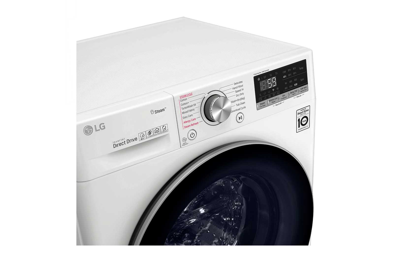 LG 10.5 kg Washer with 7 kg Dryer | Front Load | with AI DD? , WSV1107WHT