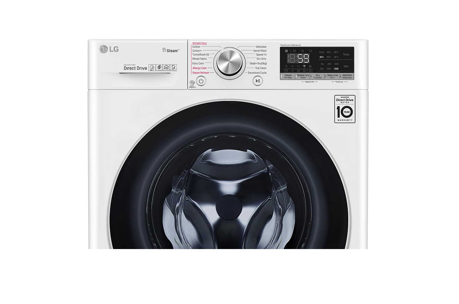 LG 10.5 kg Washer with 7 kg Dryer | Front Load | with AI DD? , WSV1107WHT