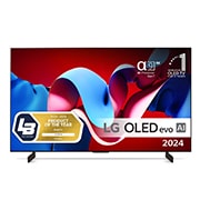 LG OLED evo AI C4 4K Smart TV p? 42 tum OLED42C44LA 2024 med alpha 9 AI-processor Gen7 