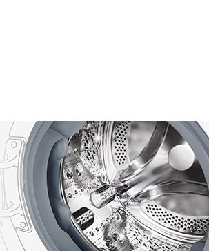 The inside image of the washing machine where the Stainless Lifter can be seen.