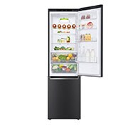 LG 2.03M 384L Kombinerad kyl/frys(Matte Black Stainless Steel) - Energiklass D, Nature Fresh, Door Cooling+? och Smart Diagnosis?, GBB62MCGGN