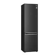 LG 2.03M 384L Kombinerad kyl/frys(Matte Black Stainless Steel) - Energiklass D, Nature Fresh, Door Cooling+? och Smart Diagnosis?, GBB62MCGGN