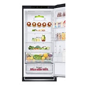 LG 2.03M 384L Kombinerad kyl/frys(Matte Black Stainless Steel) - Energiklass D, Nature Fresh, Door Cooling+? och Smart Diagnosis?, GBB62MCGGN