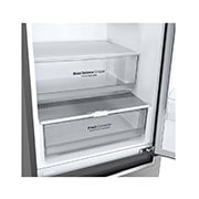 LG 2.03M 384L Kombinerad kyl/frys(Shiny Steel) - Energiklass D, Door Cooling?, GBB62PZGGN
