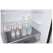 LG 1.86M 341L Kombinerad kyl/frys(Matte Black) - Energiklass D, Door Cooling?, GBB71MCEGN