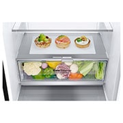 LG 1.86M 341L Kombinerad kyl/frys(Matte Black) - Energiklass D, Door Cooling?, GBB71MCEGN
