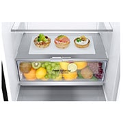 LG 1.86M 341L Kombinerad kyl/frys(Matte Black) - Energiklass D, Door Cooling?, GBB71MCEGN