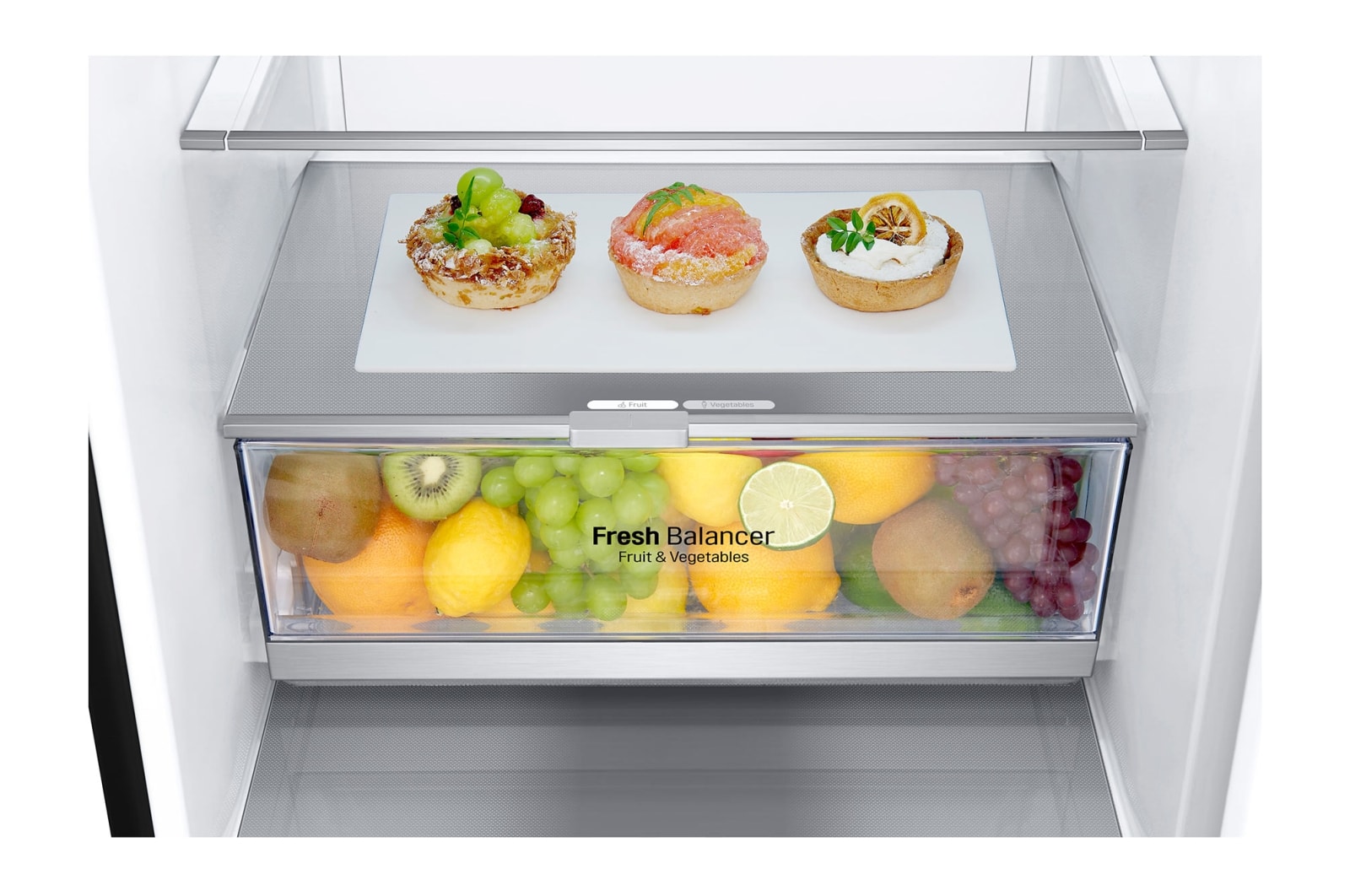LG 1.86M 341L Kombinerad kyl/frys(Matte Black) - Energiklass D, Door Cooling?, GBB71MCEGN
