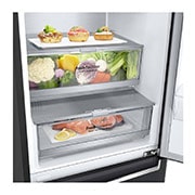 LG 2.03M 384L Kombinerad kyl/frys(Matte Black) - Energiklass B, Door Cooling? och Smart Diagnosis? med Wi-Fi, GBB92MCABP