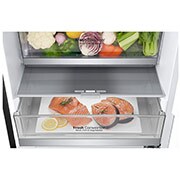 LG 2.03M 384L Kombinerad kyl/frys(Matte Black) - Energiklass B, Door Cooling? och Smart Diagnosis? med Wi-Fi, GBB92MCABP