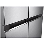 LG 655L Side by Side (Shiny Steel), Energiklass, F , Smart Diagnosis?, GSBV70PZTM