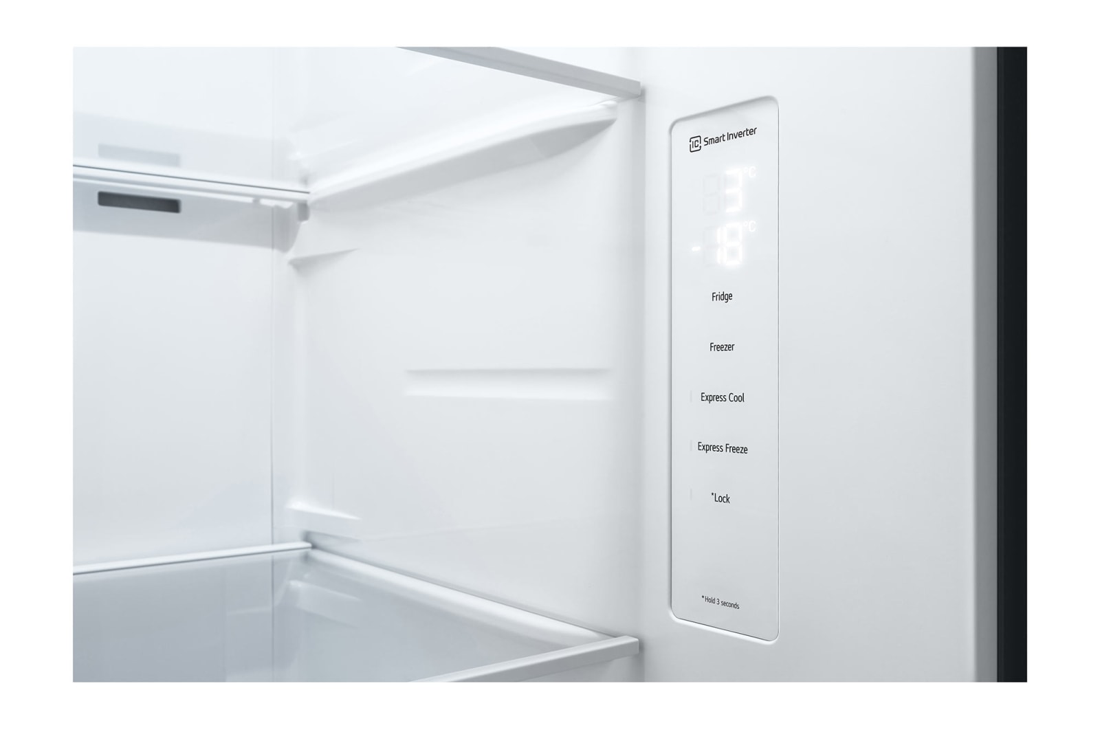 LG 655L Side by Side (Shiny Steel), Energiklass, F , Smart Diagnosis?, GSBV70PZTM