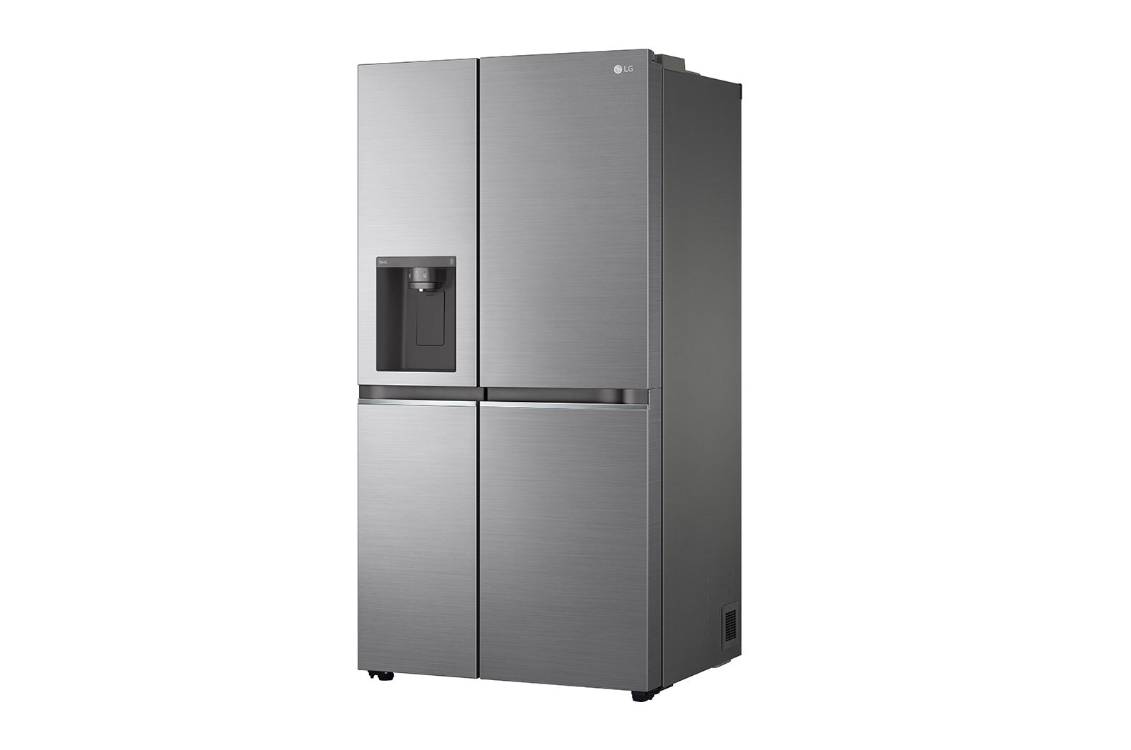 LG 635L Side by Side (Shiny Steel, Is- & vattendispenser, Energiklass D, Vatten/is via r?ranslutning, Smart Diagnosis? med Wi-Fi, GSLV70PZTD