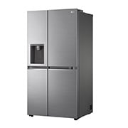 LG 635L Side by Side (Shiny Steel, Is- & vattendispenser, Energiklass D, Vatten/is via r?ranslutning, Smart Diagnosis? med Wi-Fi, GSLV70PZTD