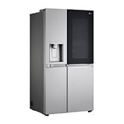LG 635L InstaView Door in Door? Side by Side (Brushed Steel), Energiklass E, Vatten/is via r?ranslutning, Smart Diagnosis? med Wi-Fi, GSXV90BSAE