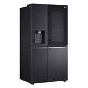 LG 635L InstaView Door in Door? Side by Side (Matte Black Steel), Energiklass E, Vatten/is via r?ranslutning, Smart Diagnosis? med Wi-Fi, GSXV90MCAE