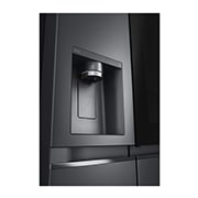 LG 635L InstaView Door in Door? Side by Side (Matte Black Steel), Energiklass E, Vatten/is via r?ranslutning, Smart Diagnosis? med Wi-Fi, GSXV90MCAE