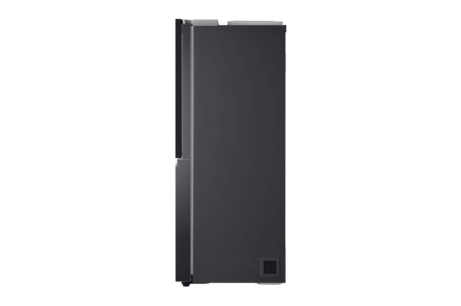 LG 635L InstaView Door in Door? Side by Side (Matte Black Steel), Energiklass E, Vatten/is via r?ranslutning, Smart Diagnosis? med Wi-Fi, GSXV90MCAE