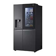 LG 635L InstaView Door in Door? Side by Side (Matte Black Steel), Energiklass F, Vatten/is utan r?ranslutning, Smart Diagnosis? med Wi-Fi, GSXV91MCAF