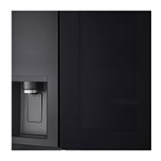 LG 635L InstaView Door in Door? Side by Side (Matte Black Steel), Energiklass F, Vatten/is utan r?ranslutning, Smart Diagnosis? med Wi-Fi, GSXV91MCAF
