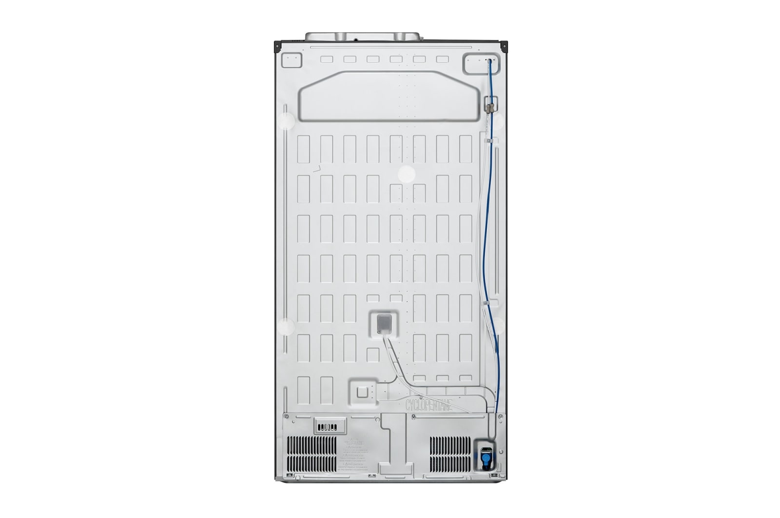 LG 635L InstaView Door in Door? Side by Side (Matte Black Steel), Energiklass F, Vatten/is utan r?ranslutning, Smart Diagnosis? med Wi-Fi, GSXV91MCAF