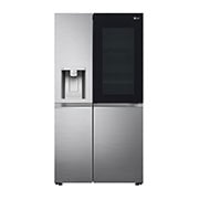LG 635L InstaView Door in Door? Side by Side (Shiny Steel), Energiklass E, Vatten/is utan r?ranslutning, Smart Diagnosis? med Wi-Fi, GSXV91PZAE