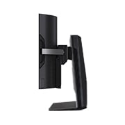 LG OLED Flex, V?nsterv?nd Flex sedd fr?n 45-graders vinkel framifr?n med en helt kr?kt sk?rm., 42LX3Q6LA