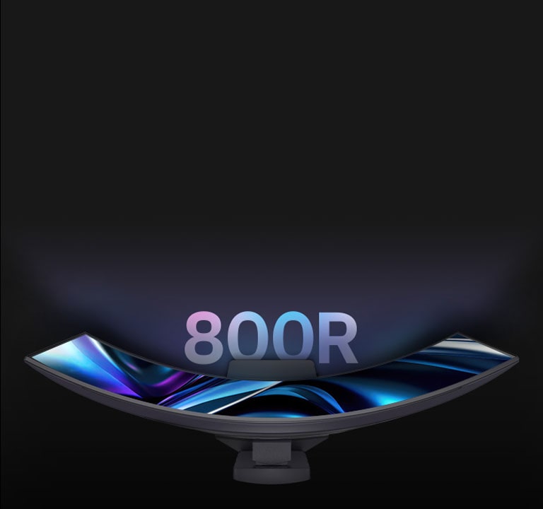 Vy ovanifr?n av 800R:s b?jda form.