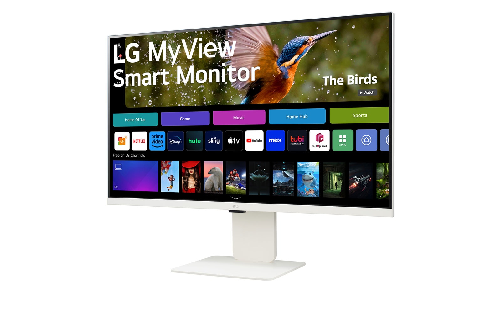 LG MyView 32” 4K UHD IPS Smart Monitor med webOS, 32SR83U-W