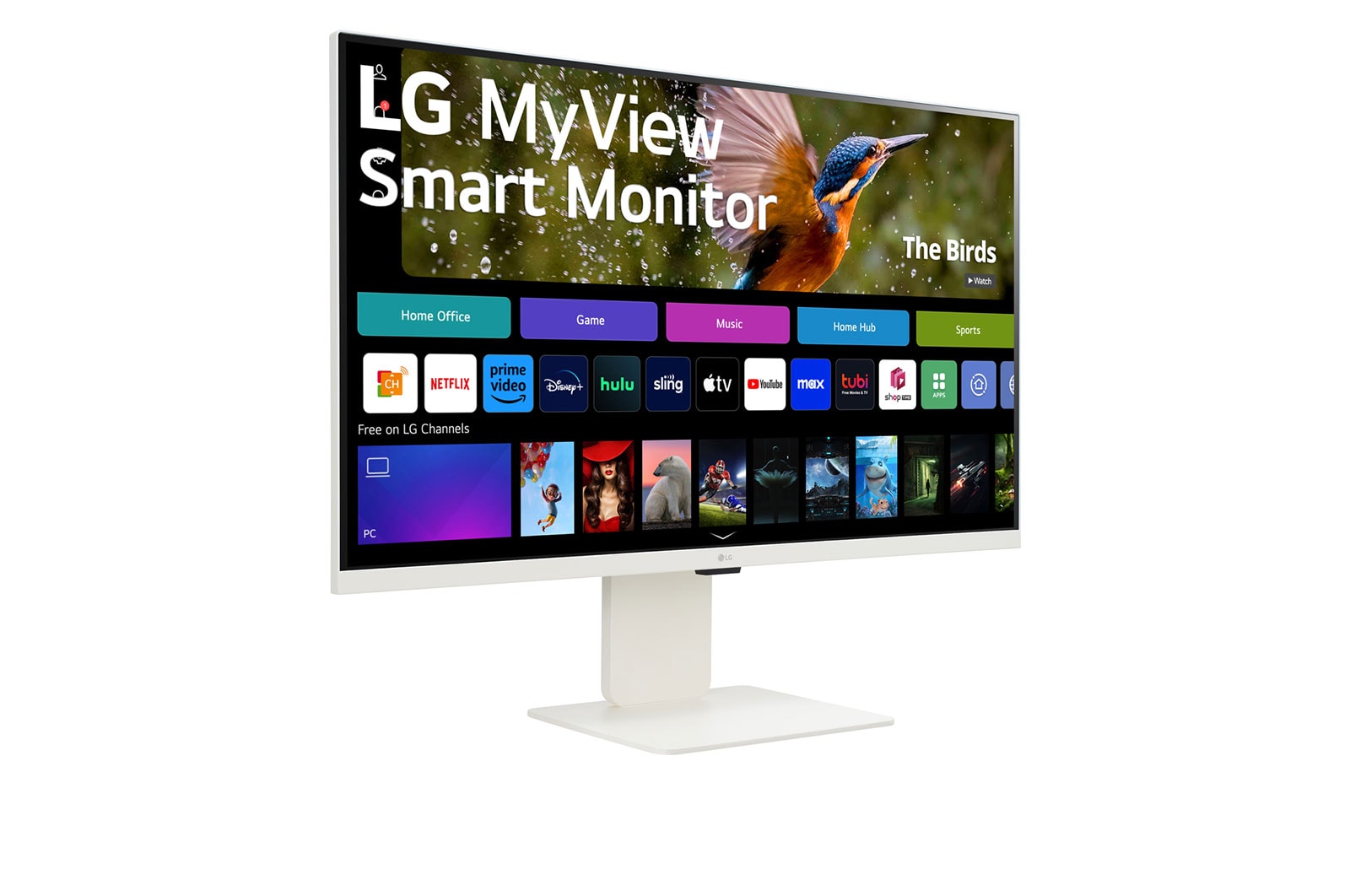 LG MyView 32” 4K UHD IPS Smart Monitor med webOS, 32SR83U-W