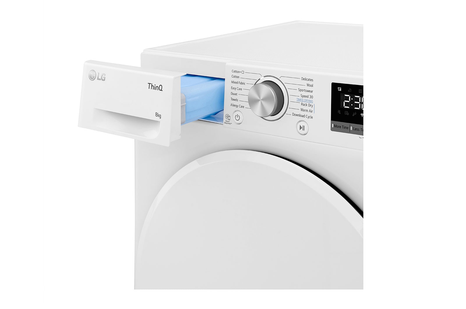 Detergent port view