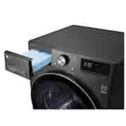 LG Svart 9-kg DUAL Inverter Heat Pump? -torktumlare med ? Eco Hybrid? och v?rmepumpsteknologi , RV9DN902B