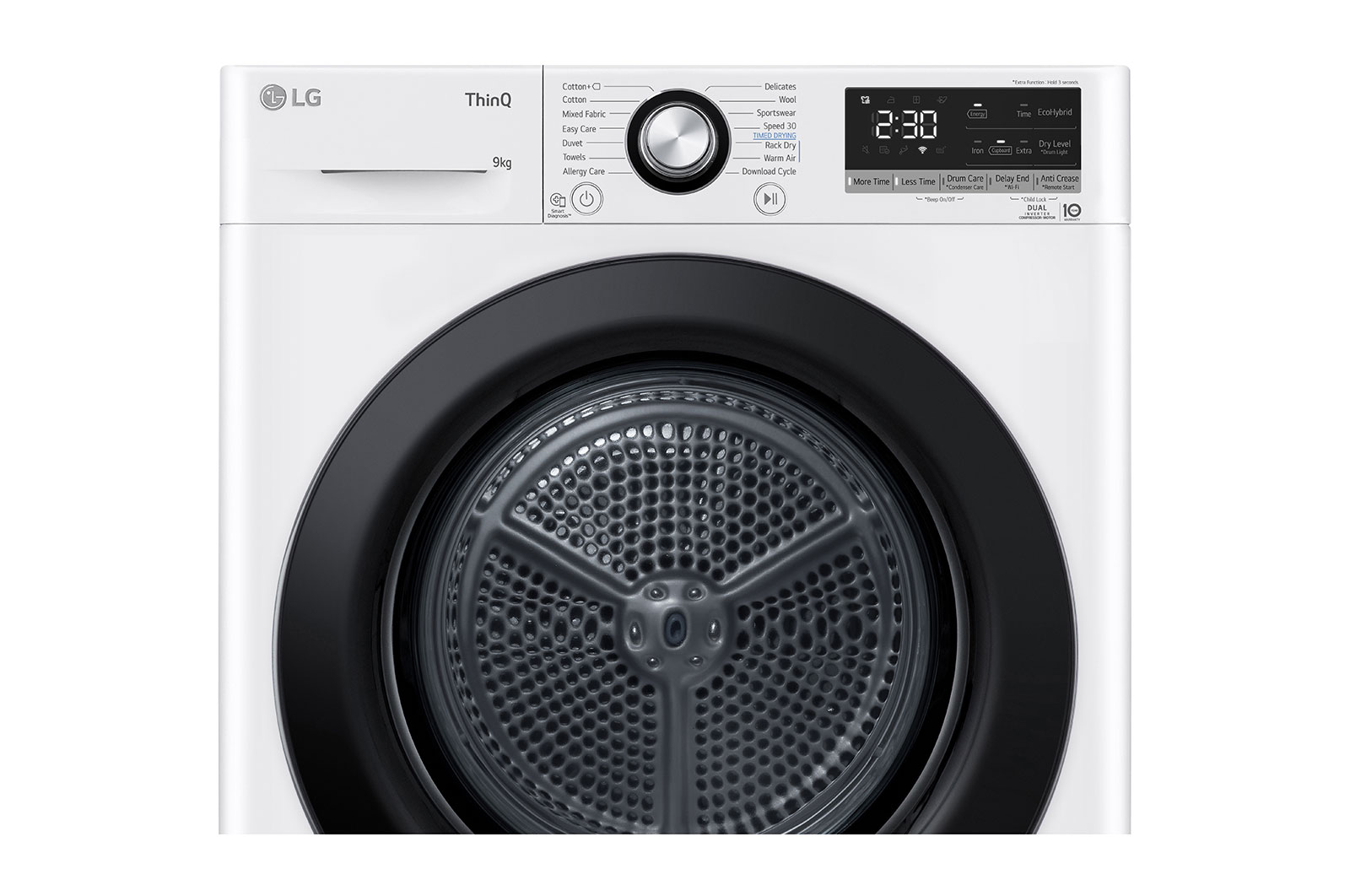 LG 9-kg DUAL Inverter Heat Pump? -torktumlare med ? Eco Hybrid? och v?rmepumpsteknologi, RV9DN9037