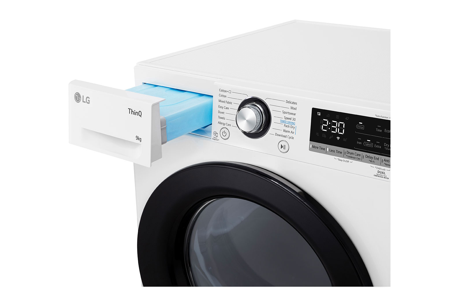 LG 9-kg DUAL Inverter Heat Pump? -torktumlare med ? Eco Hybrid? och v?rmepumpsteknologi, RV9DN9037