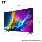 LG 55" LG QNED AI QNED80 4K Smart TV 2024, 55QNED80T6A