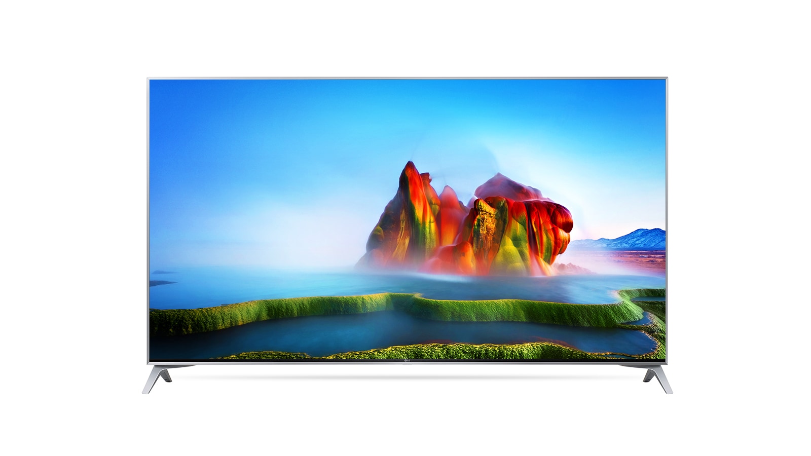 Vy framifr?n av LG SUPER UHD TV 55&#34; 55SJ800V