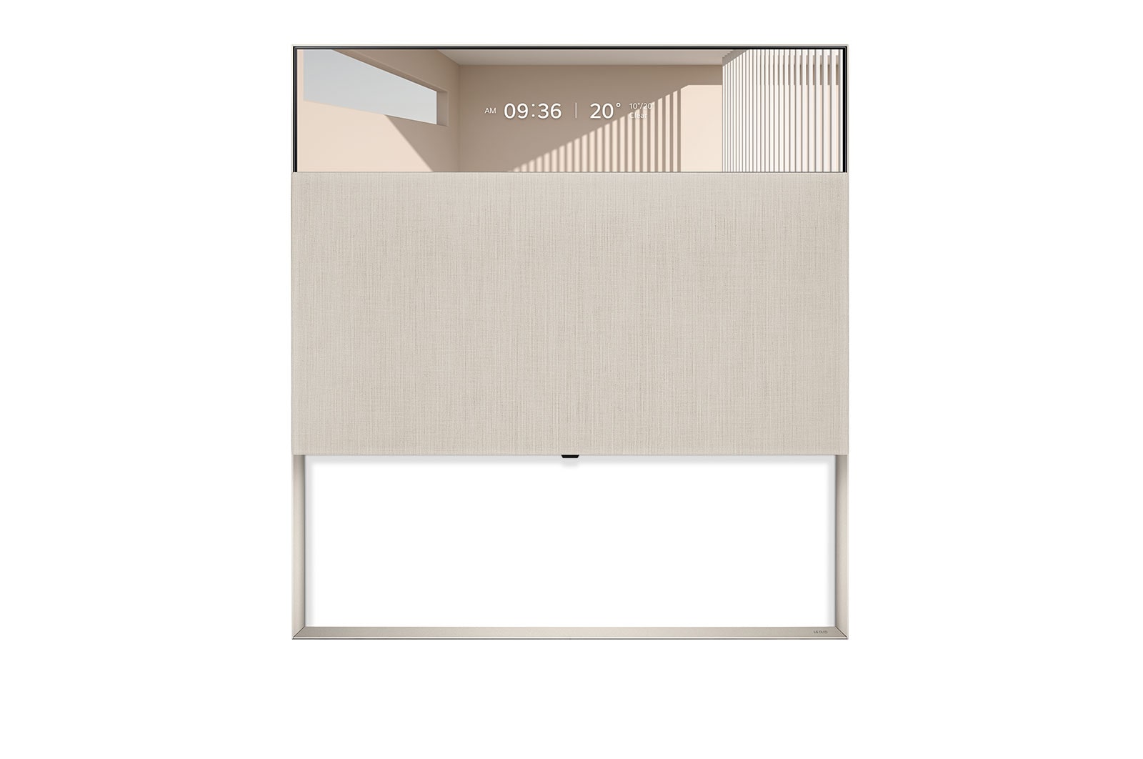Vy framifr?n av LG OLED | Objet Collection Easel 65ART90E6QA