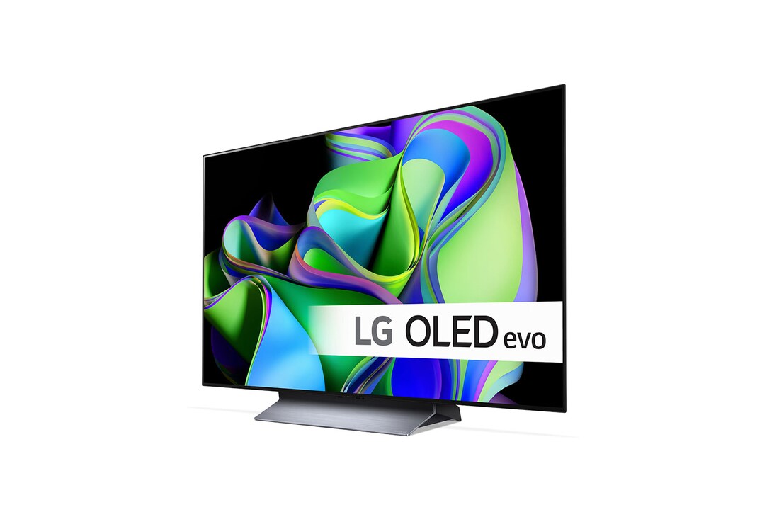 LG 48'' OLED evo C3 - 4K TV (2023), Vy framifr?n med LG OLED och emblemet f?r 11 Years World No.1 OLED p? sk?rmen., OLED48C36LA