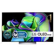 Vy framifr?n med LG OLED och emblemet f?r 11 Years World No.1 OLED p? sk?rmen.