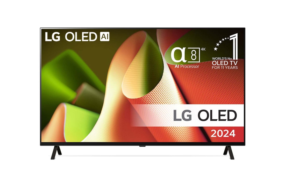 LG OLED evo AI B4 4K Smart TV p? 65 tum OLED65B46LA 2024 med alpha 8 AI-processor 