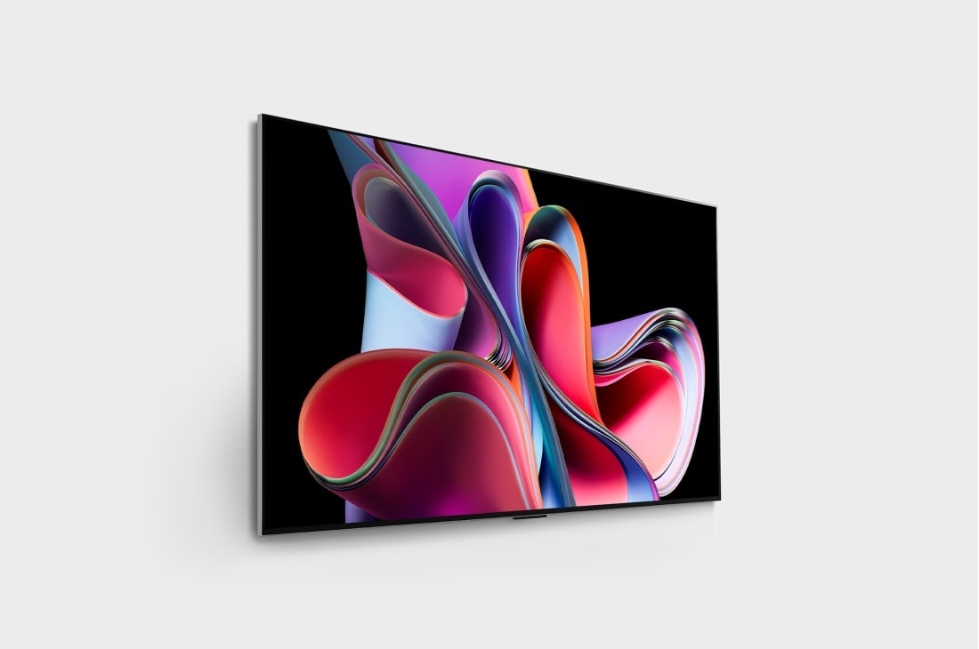 LG 65'' OLED evo G3 - 4K TV (2023), Vy framifr?n med LG OLED evo, logotypen f?r 11 Years World No.1 OLED, och logotypen f?r 5 ?rs panelgaranti ?r p? sk?rmen, OLED65G36LA